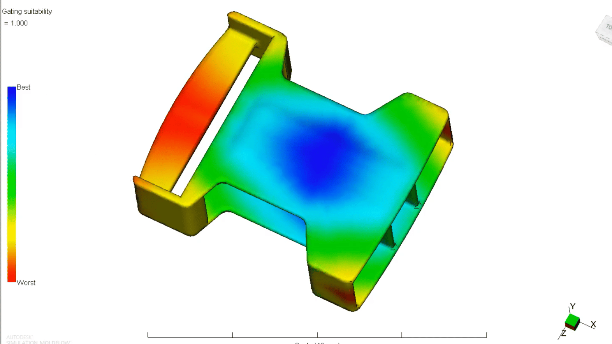 Ilustrasi Analysis Mold Flow